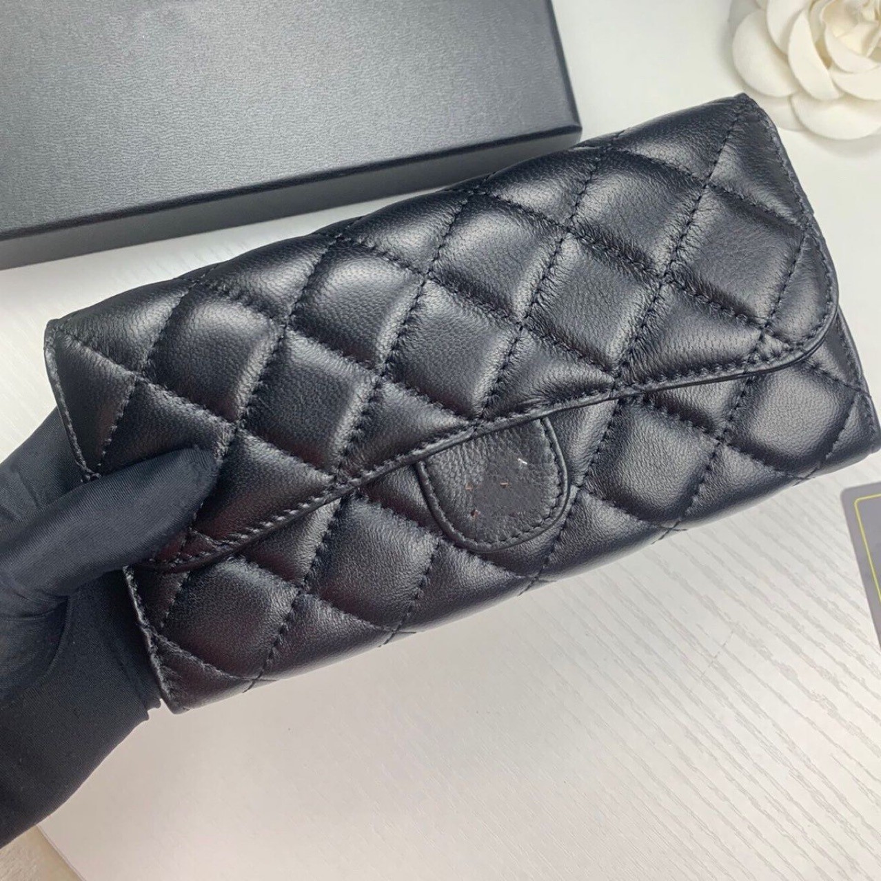 シープスキン 3A ブラック/ゴールド