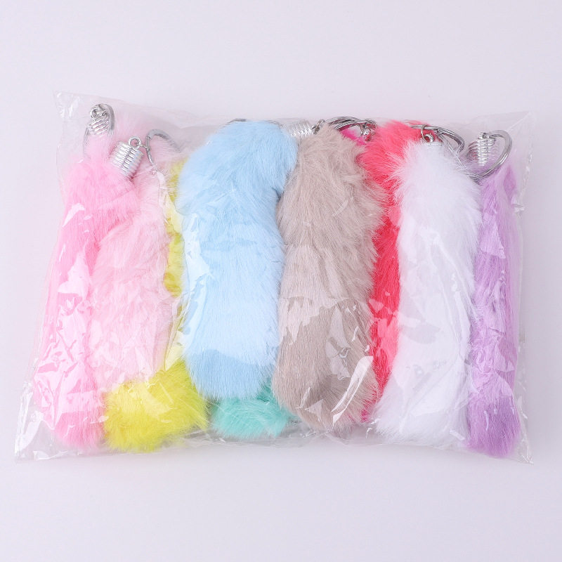 単輪は毛のしっぽをまねて髪を混ぜて、12個一包