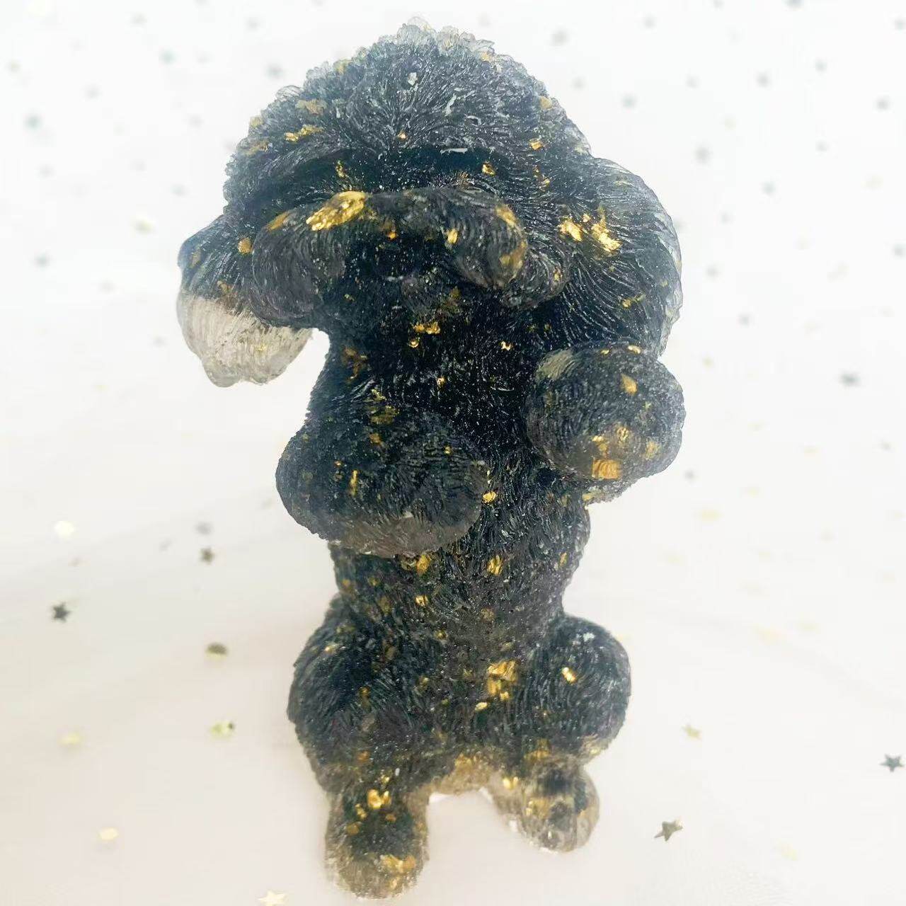 新年のご挨拶 黒曜石金箔