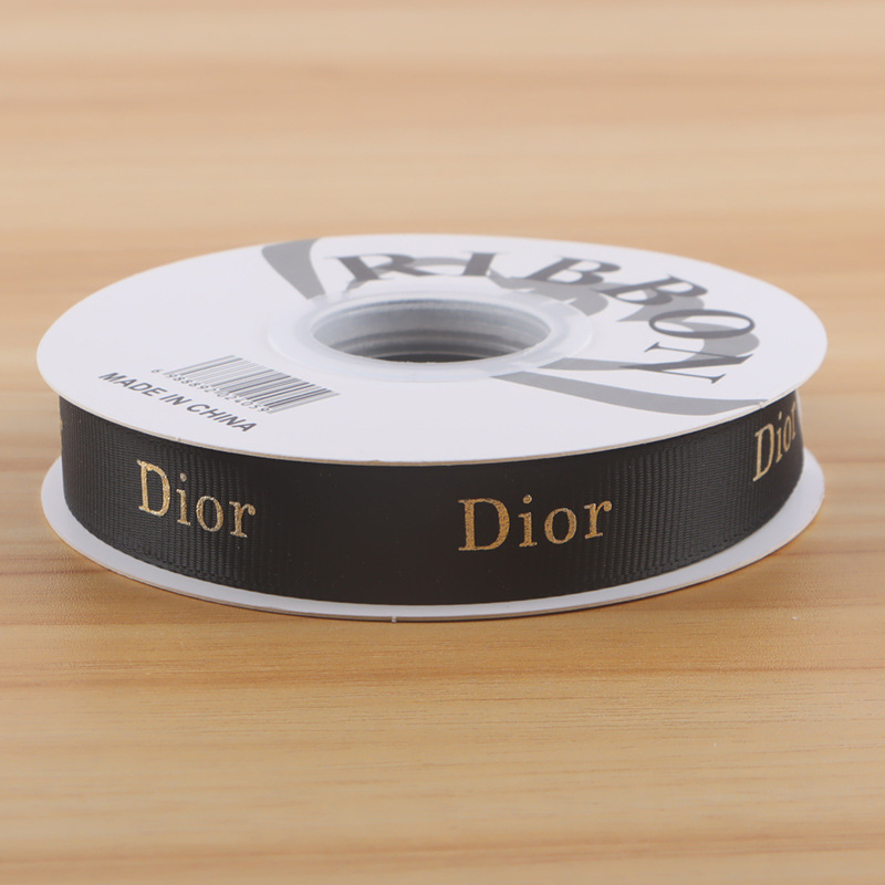 黒色【Dior】2cm×32ヤード/巻