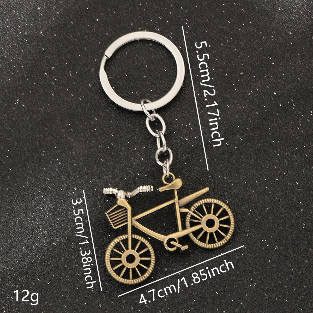 青銅色の自転車