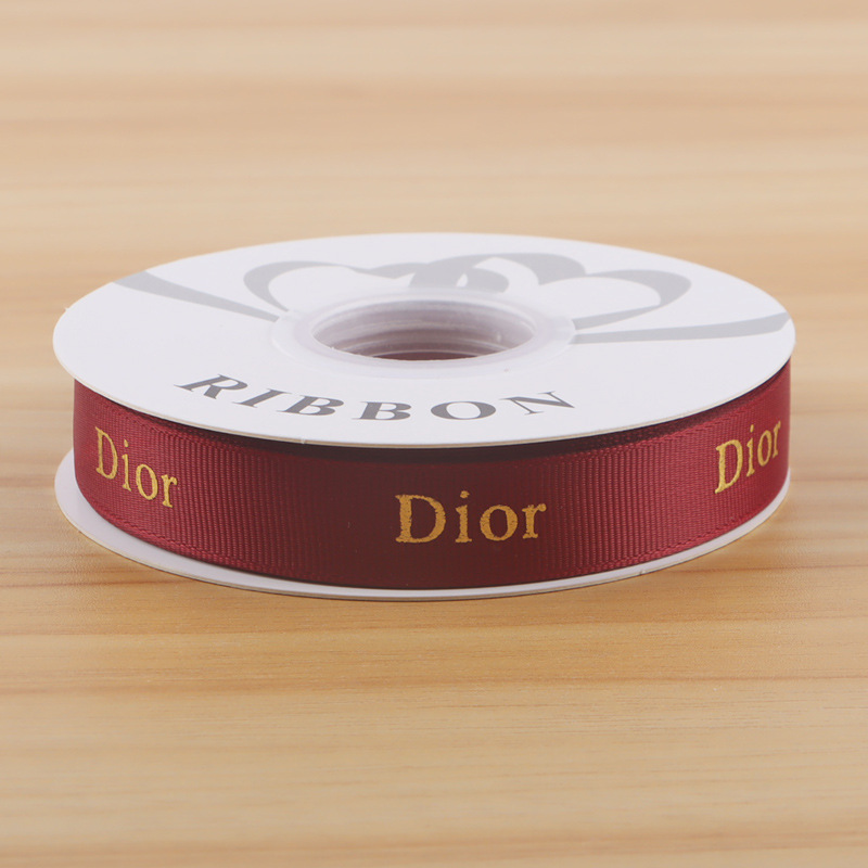 ワインレッド【Dior】2cm幅×32ヤード/巻