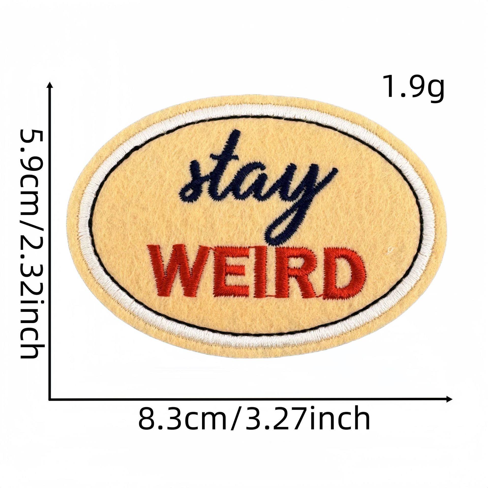 トレンドの英語布ステッカー 28#