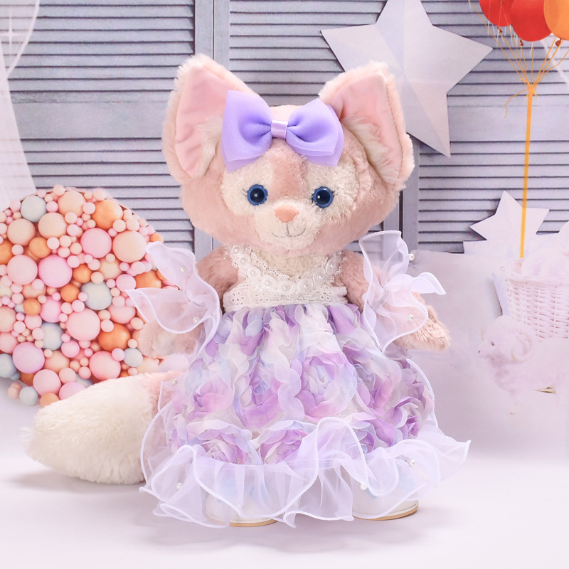 青紫色の花仙スカートセット (人形と靴を除く)