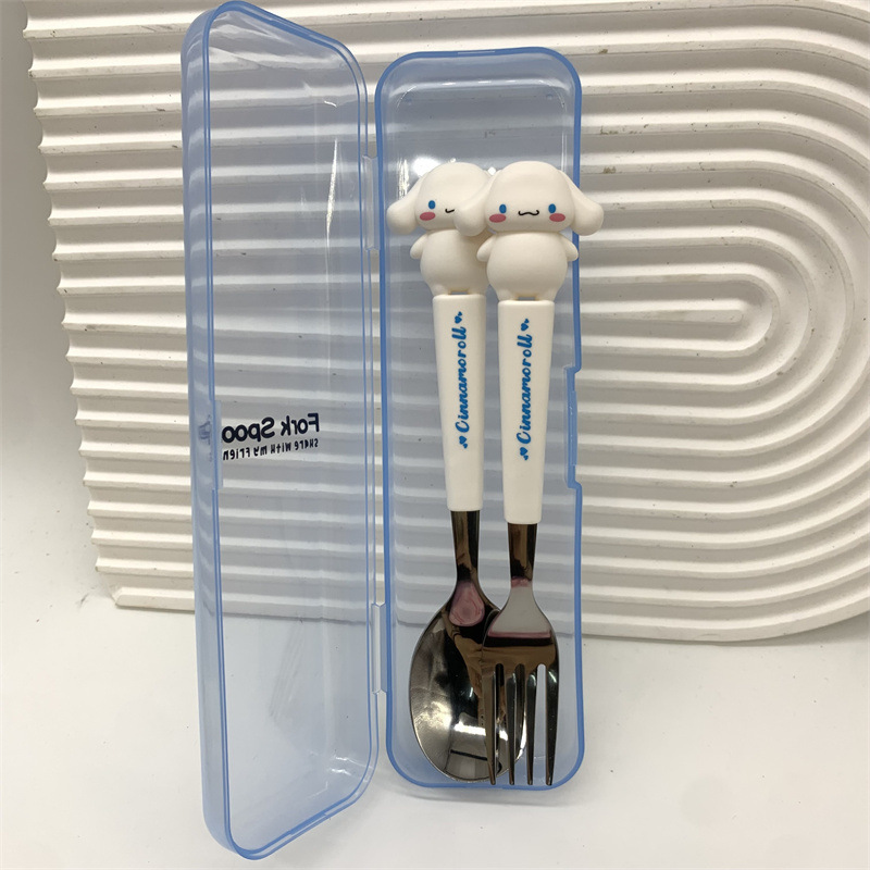 TQ151SIGTVS(大耳犬) フォークスプーン食器2点セット