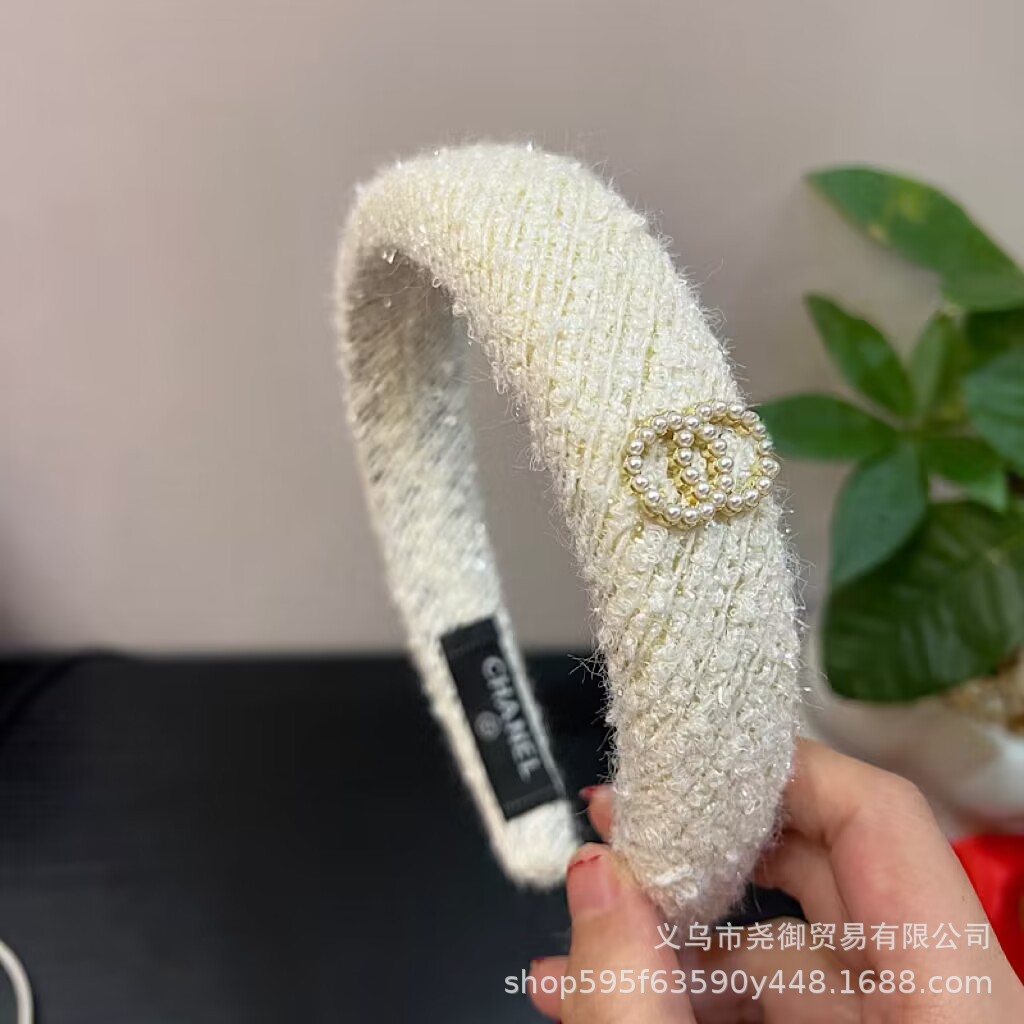 ウールヘッドバンド-ホワイト