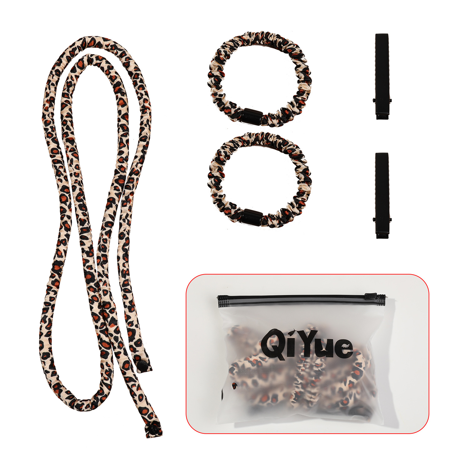 エクストラロングヘアアイロン-サテンヒョウ