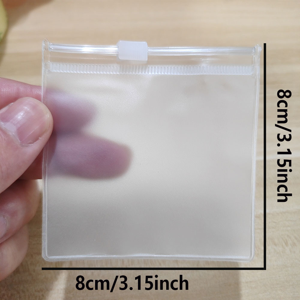 PVC ジッパーバッグ * 28c 両面つや消し * 8 * 8 センチメートル; PVC; 8 * 8 センチメートル;