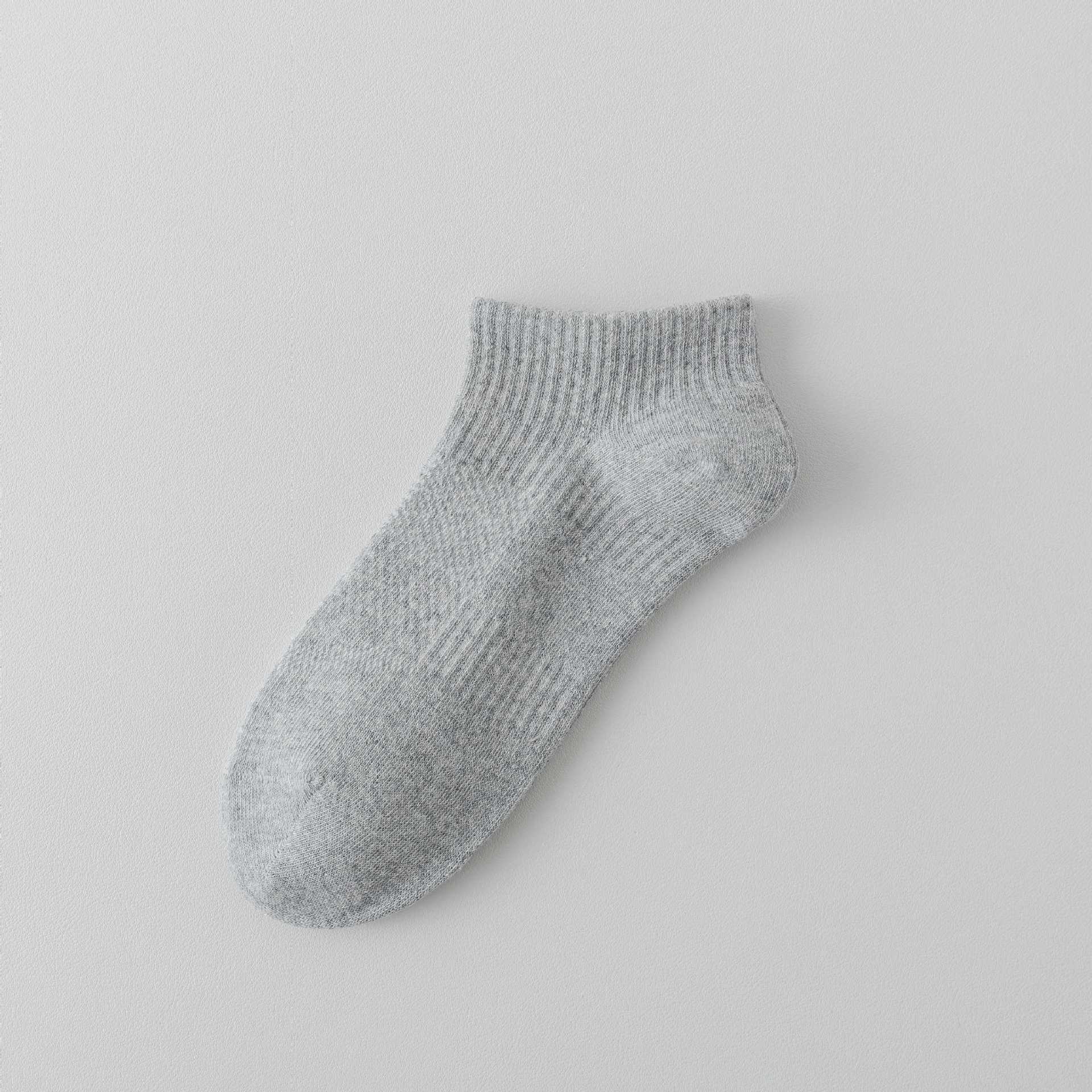 クルーソックス グレー