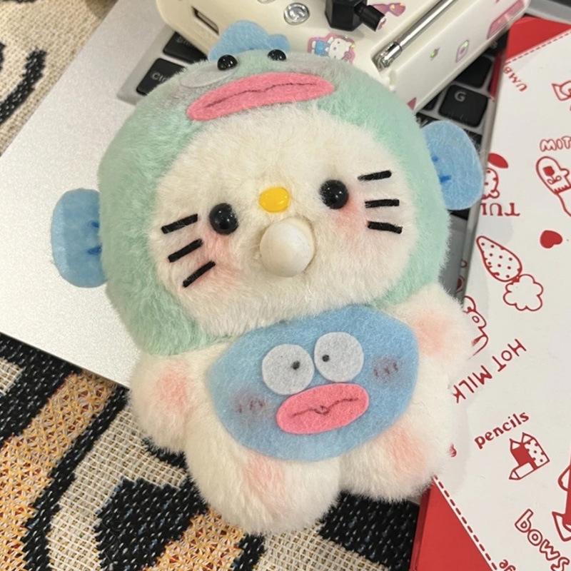 【録音可能＋鳴き声＋泡吹き】緑のピエロ猫【素材パック】