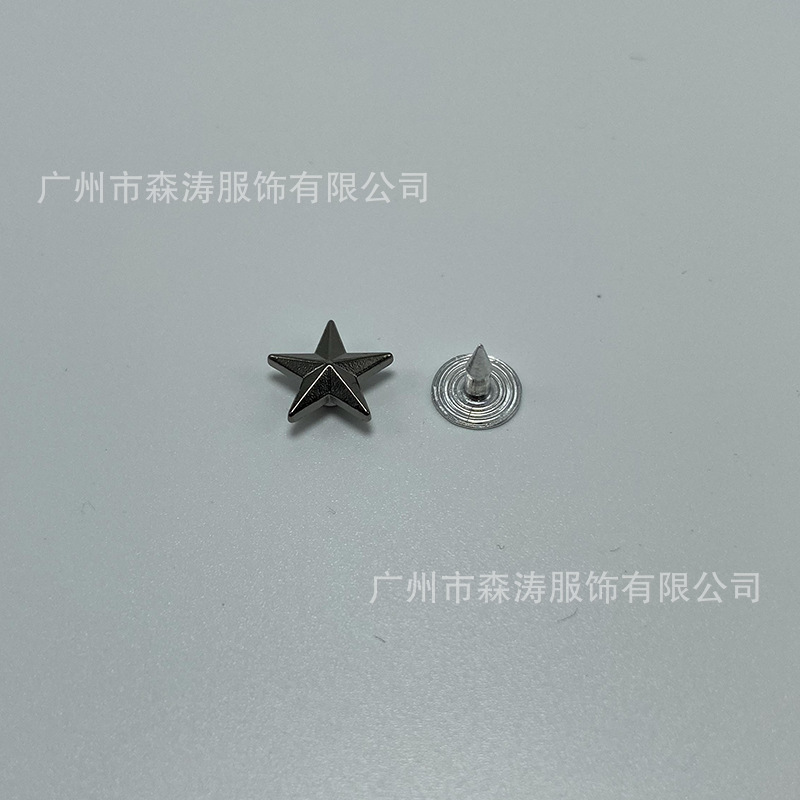 11mm*五芒星ネイル*ガンカラー