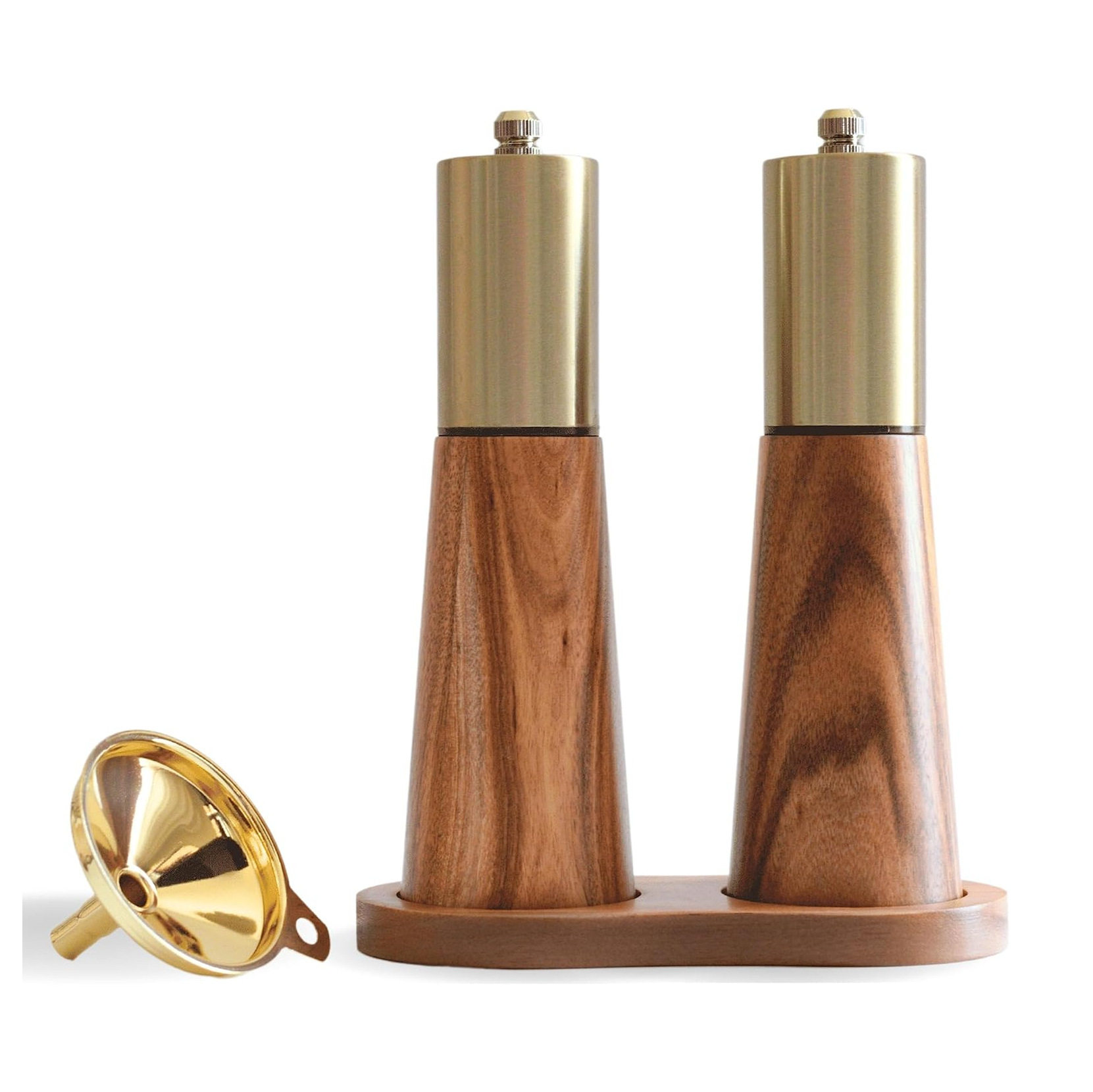 ゴールドグラインダー+ベース+ゴールドファンネル(牛革箱)