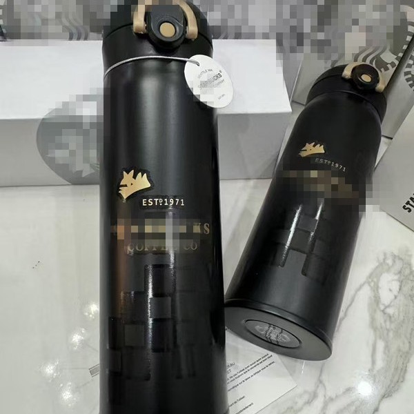 500ml ブラックチェック柄クラウン