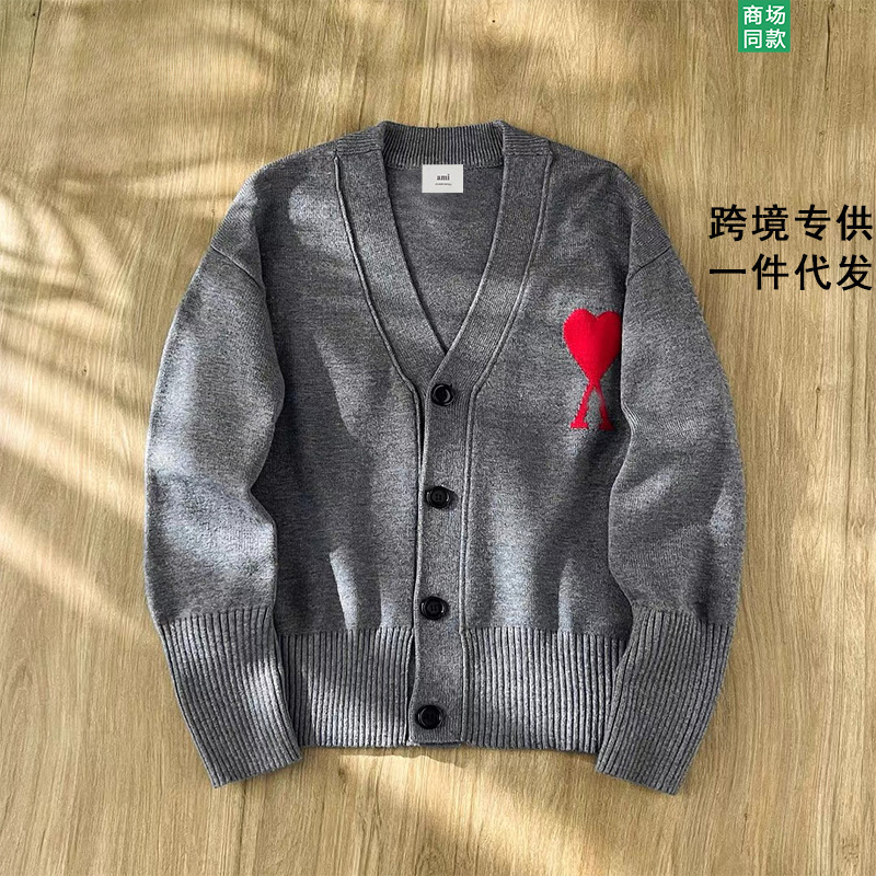 グレー（カーディガンセーター）