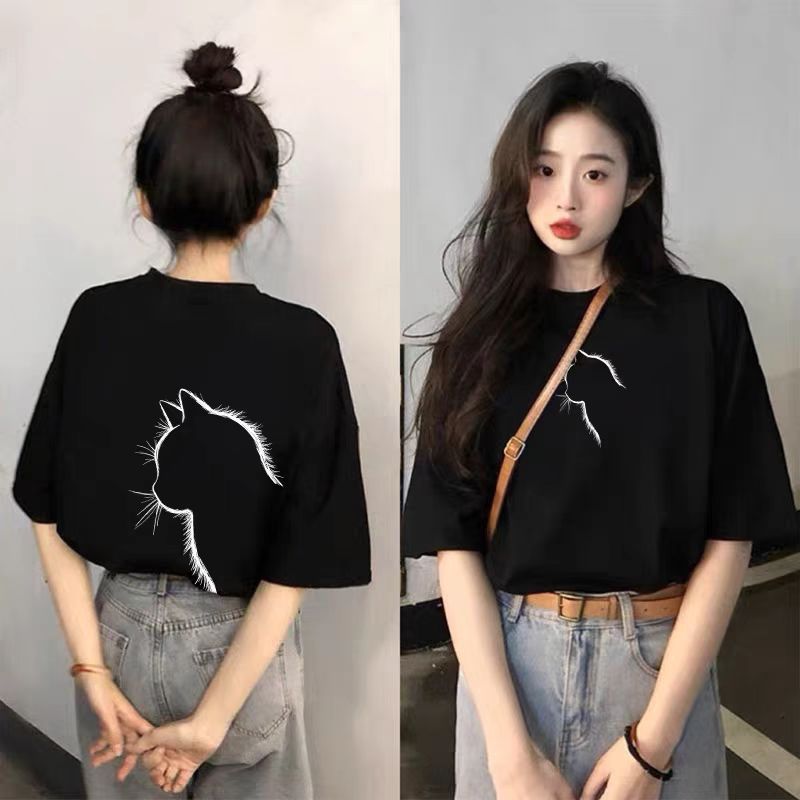 黒子猫の輪郭【前後写真】