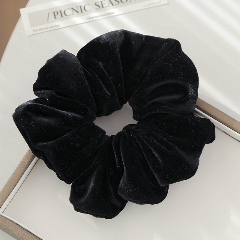 高級感ベルベット腸輪-黒