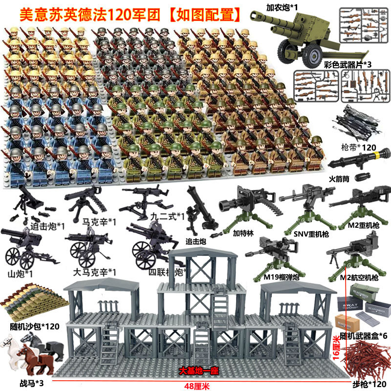 写真の構成に示すように、Midea Suying German 120 Legion + Big Base