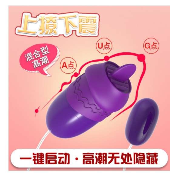USB ダブルバイブレーター [舌舐めモデル] 6970556030551