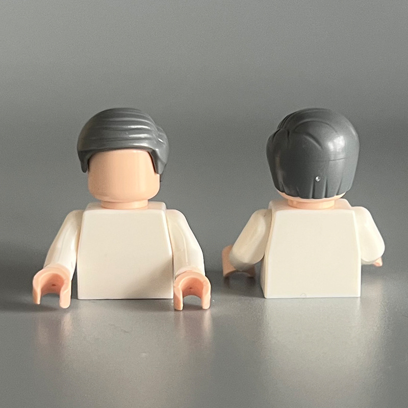 99930サイドコームショートヘア ダークグレー