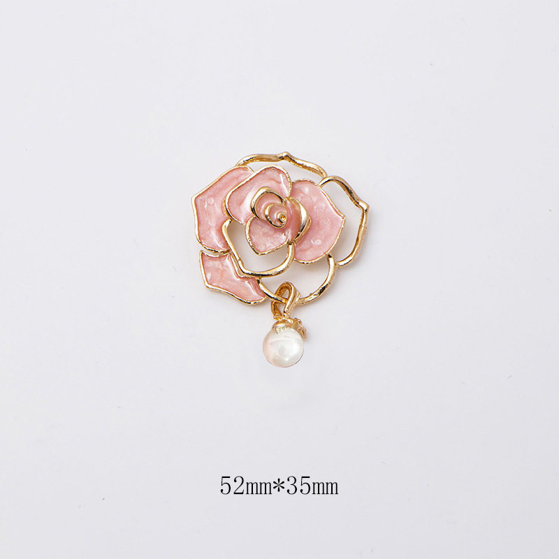 287号ツバキ花ピンク