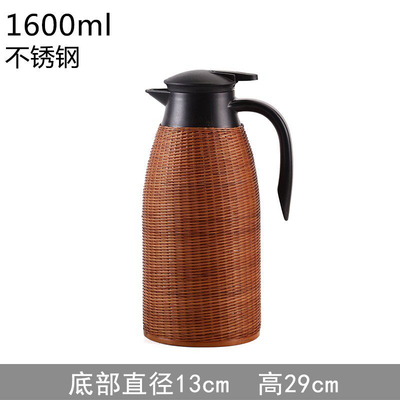 焼付赤漆ステンレス魔法びんケトル 2000ml