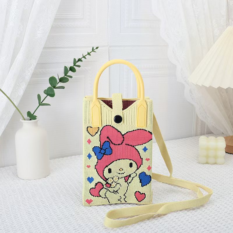 【シリコン+ショルダーストラップ】イエローハッピーラビット