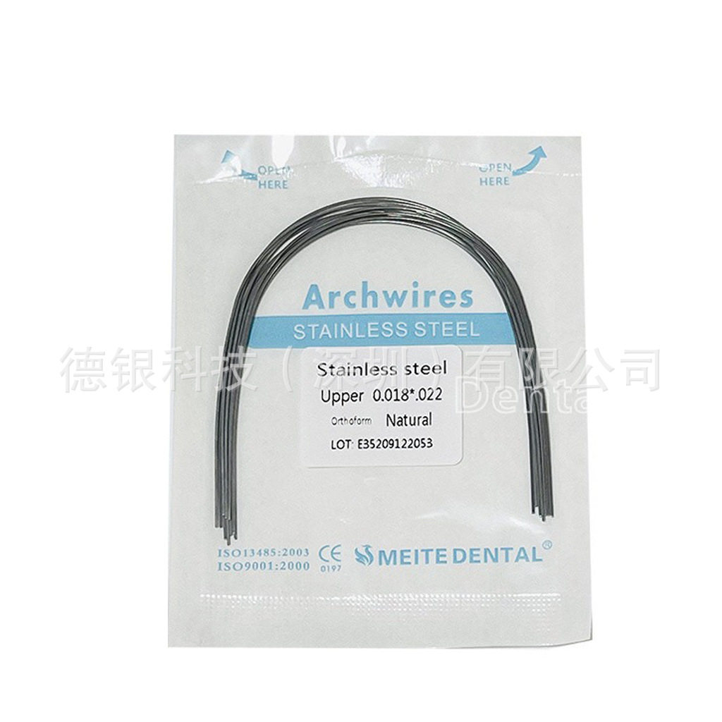 スクエアシルク 018*022 上顎【ナチュラルナチュラル】