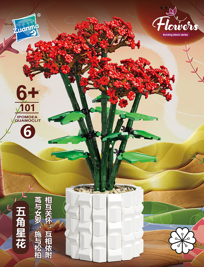 101-6五芒星花(926pcs)