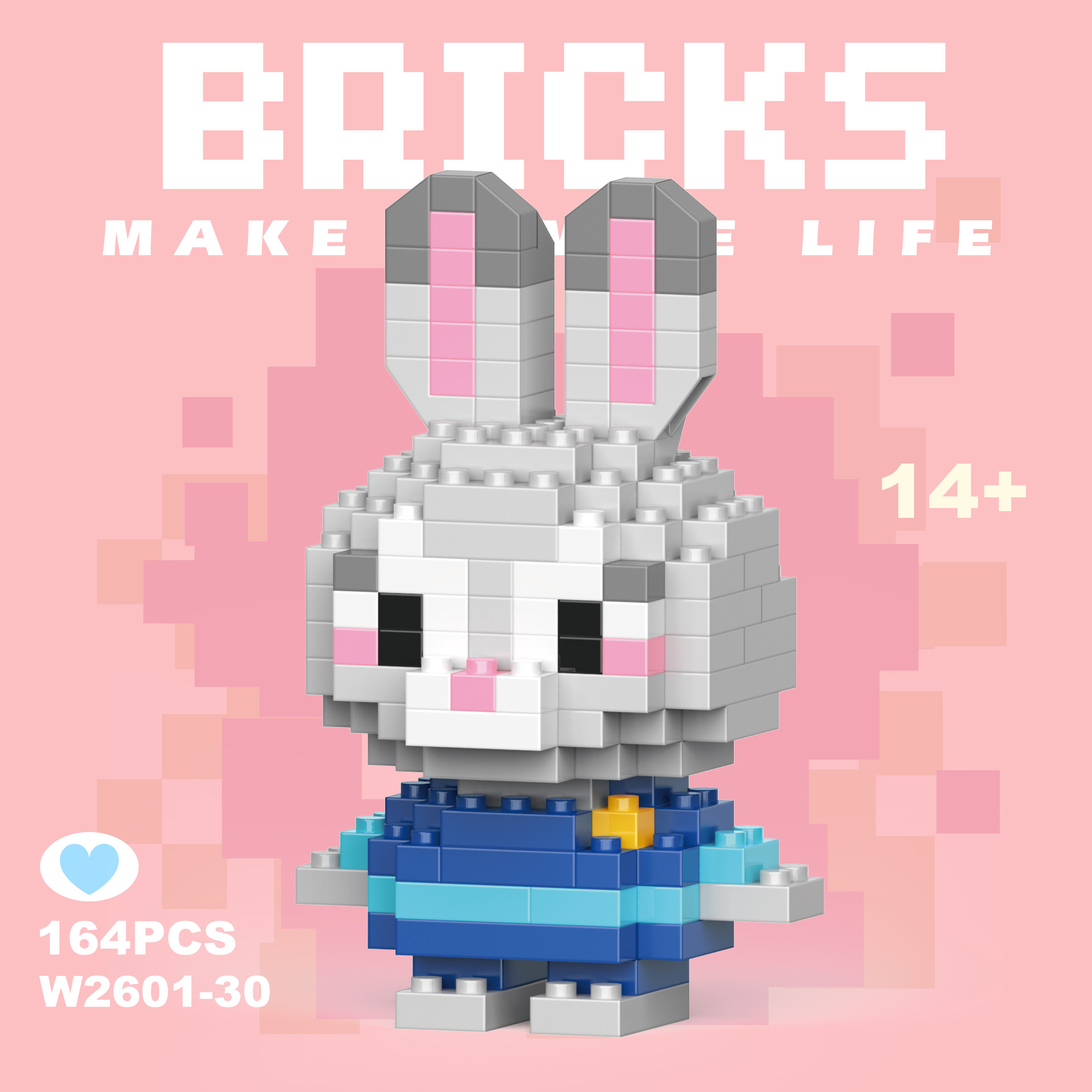 VV2601-30朱朱兎【カラーボックス】164pcs