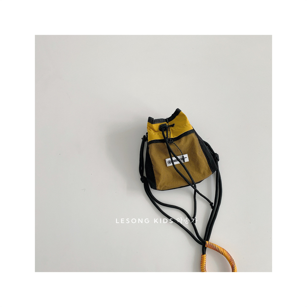 メッシュバッグ斜めがけイエロー