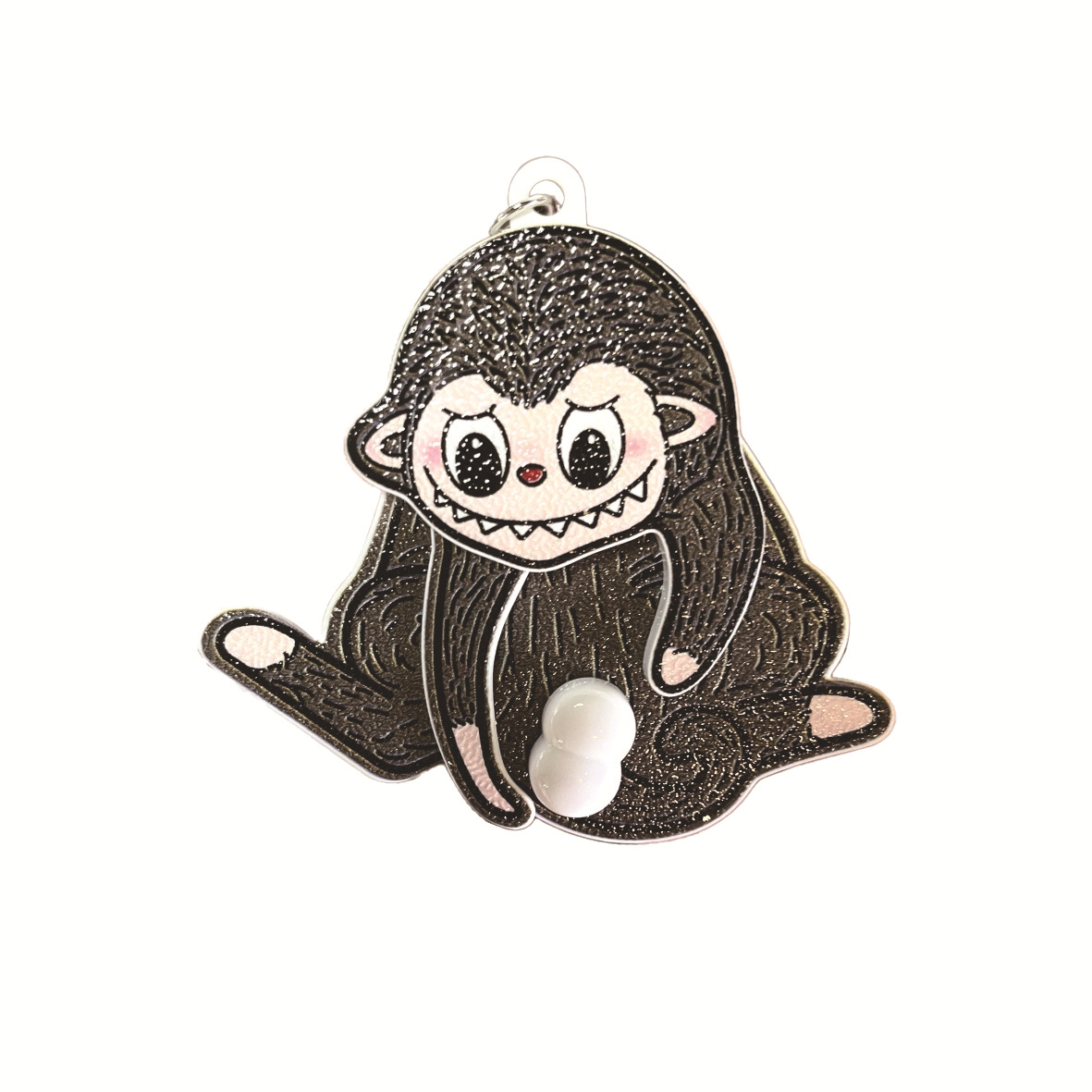 【ブラウン】エッグモンキー ペンダント