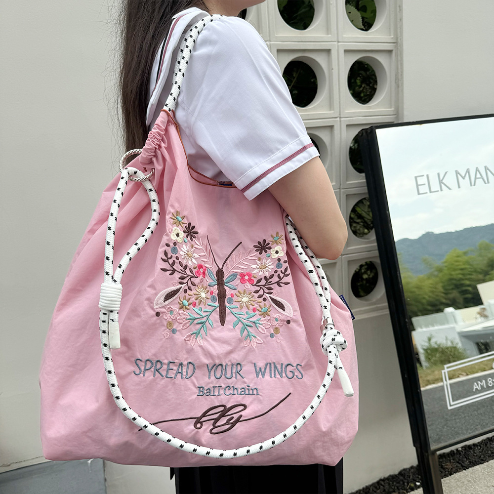 ピンクの蝶の植物(ショルダーストラップを除く)