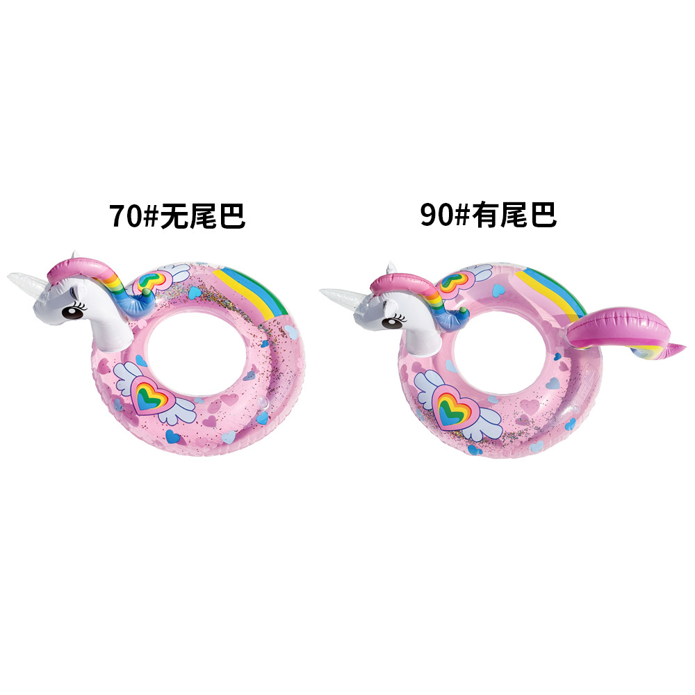 ピンクのカラフルな馬