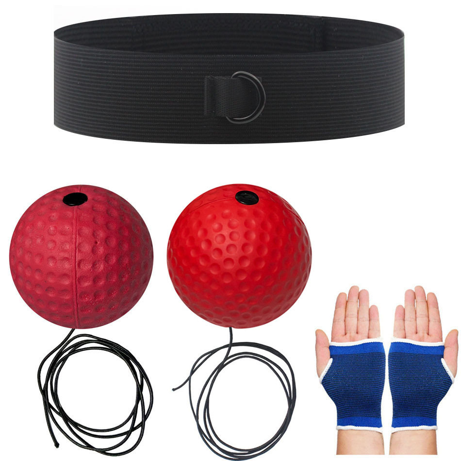 40gレッドソフトボール+ハードボール+弾性ヘッドバンド+パームガード