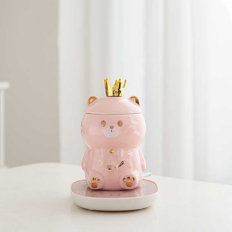 クマカップピンクコースター