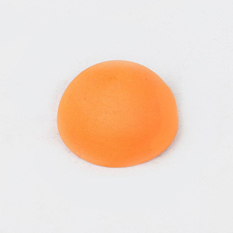 オレンジ色の半円