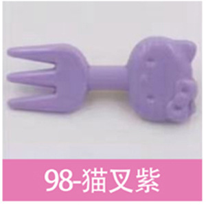 猫フォーク紫