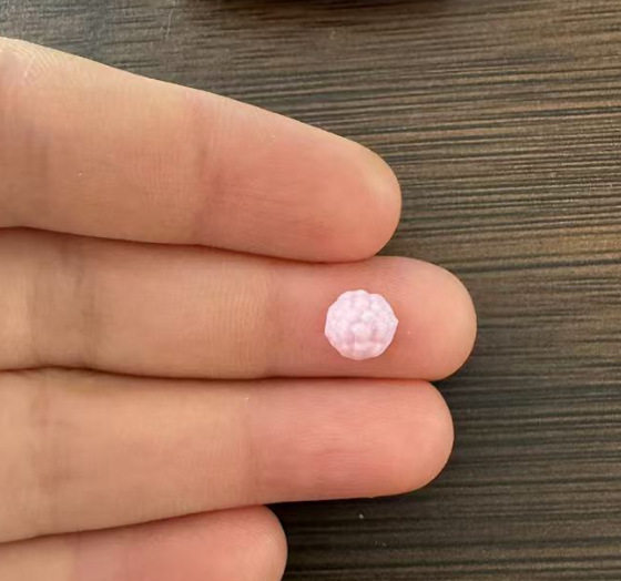 ピンクの桑の実