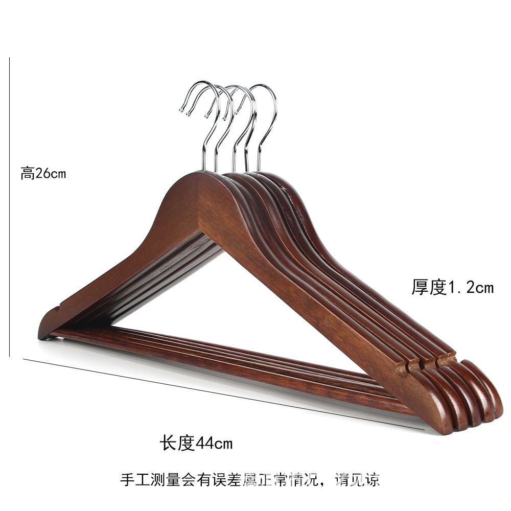 メンズ 44cm レトロカラーバー付きハンガー