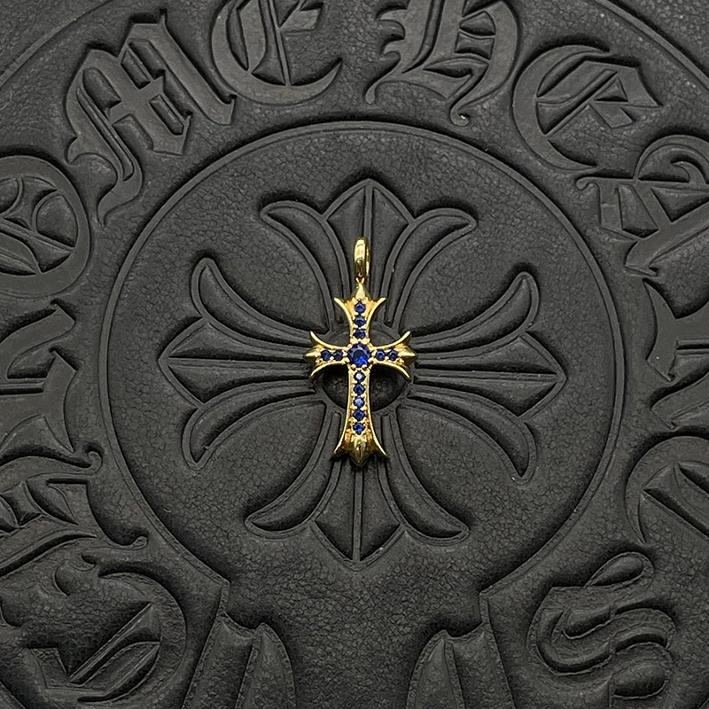 CX086 ゴールデンクロス ブルーダイヤモンド(約33×16.5mm)
