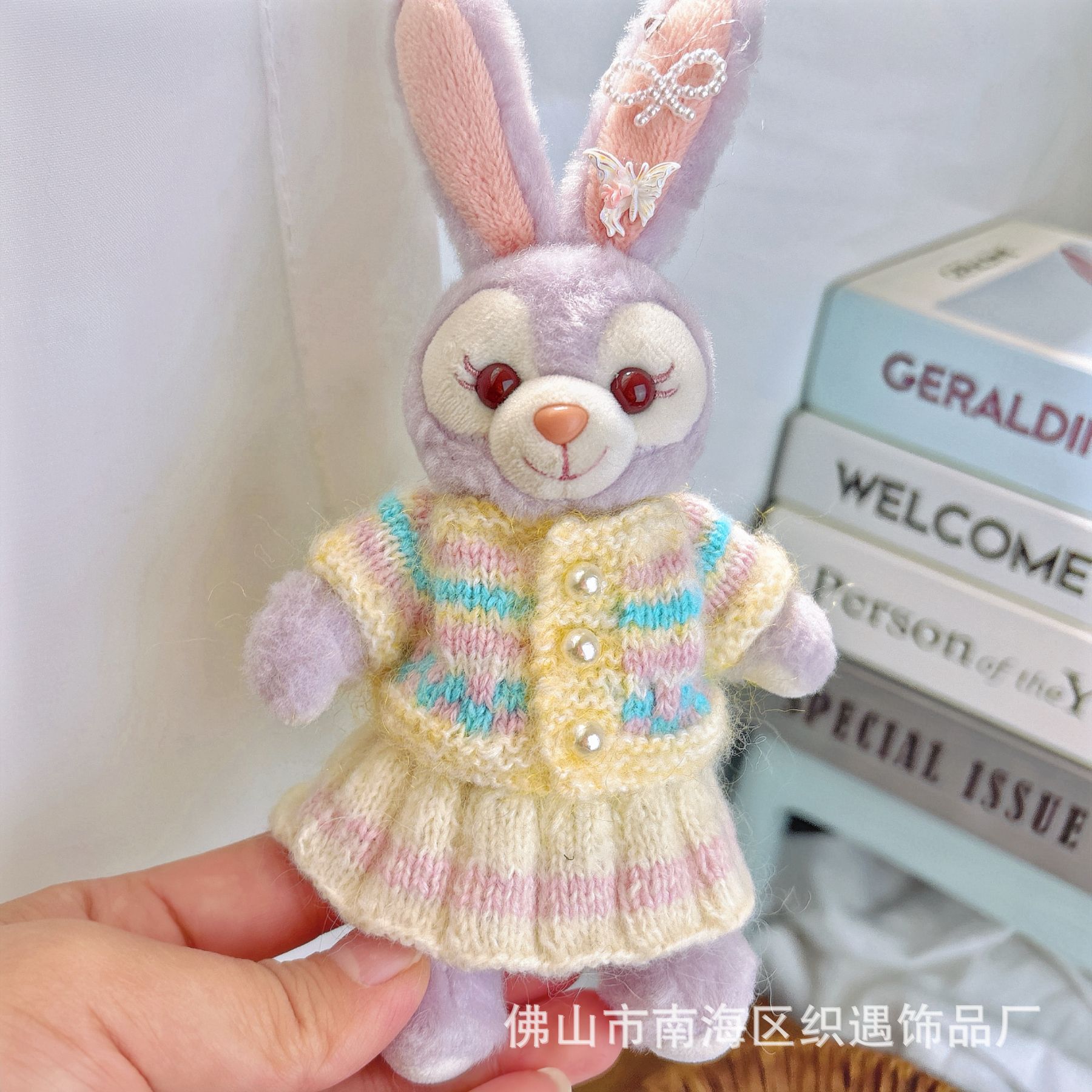 ブルーとピンクのスプリットスティックニードルセット：先行販売（人形を除く）