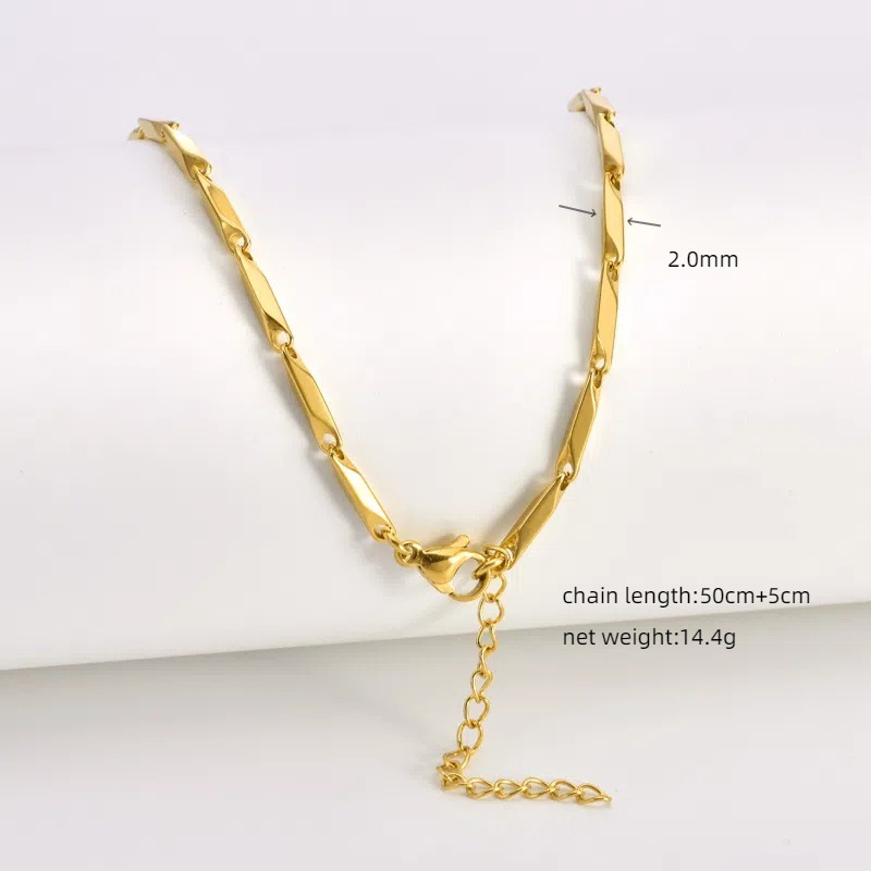 2.0 グロッシースティックチェーン 50+5cm