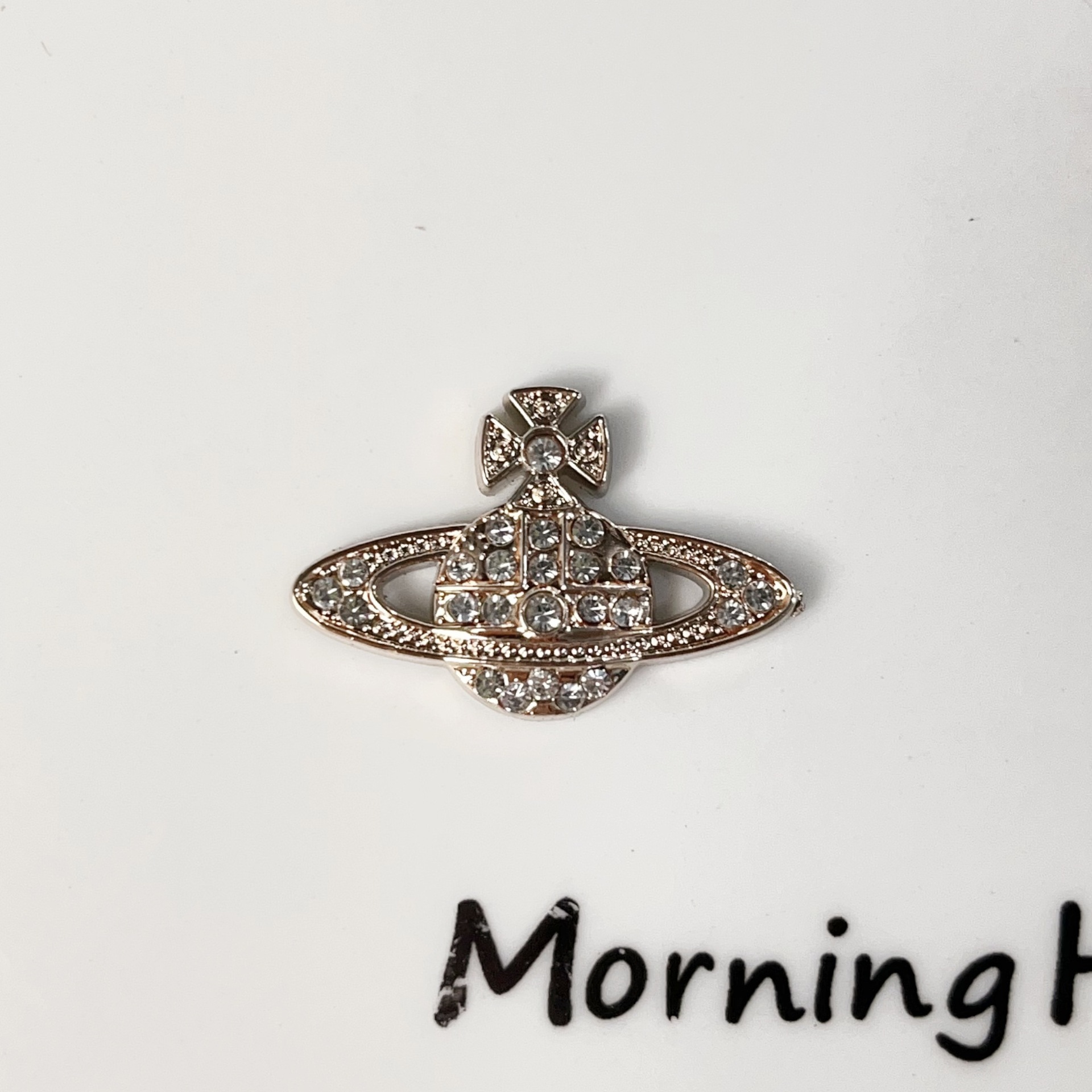 スモールサターン ゴールド 28×18mm