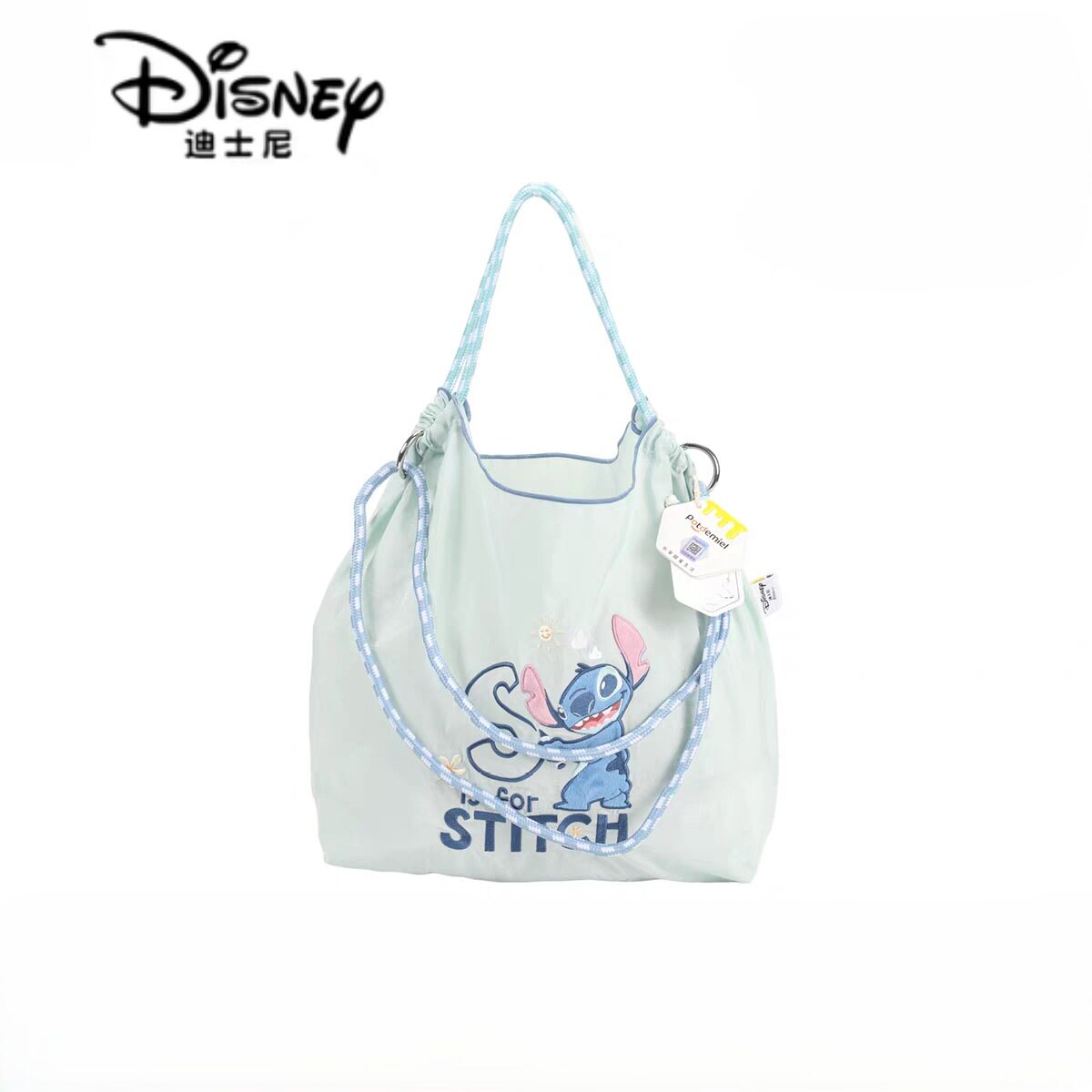 ステッチ巾着ショルダーバッグ