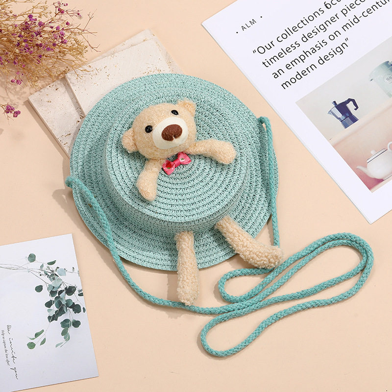 手と足が分離された青いクマ