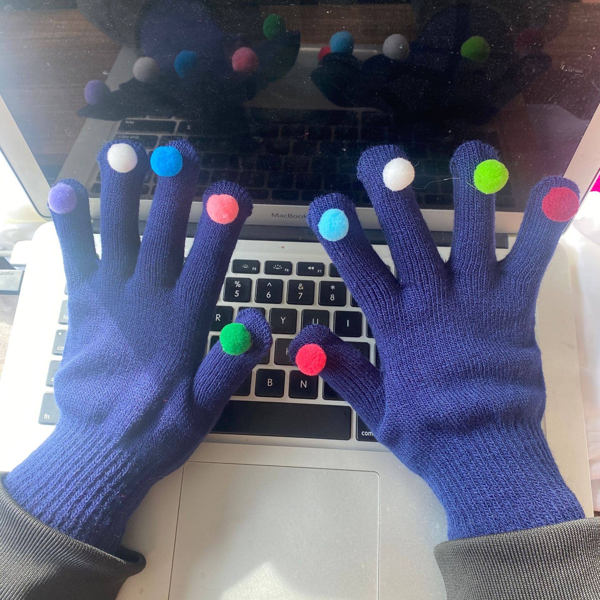 キャンディーカラー ネイビーブルー【毛玉ランダムカラー】