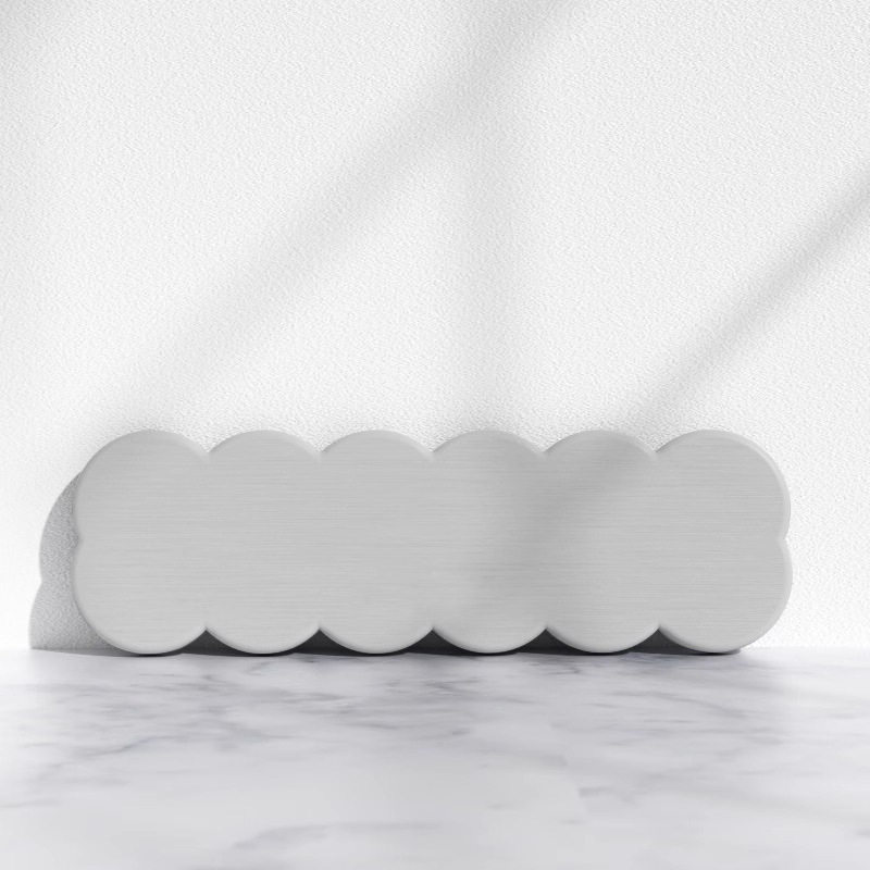 長い雲 - ムーンホワイト (7*22*0.9cm)