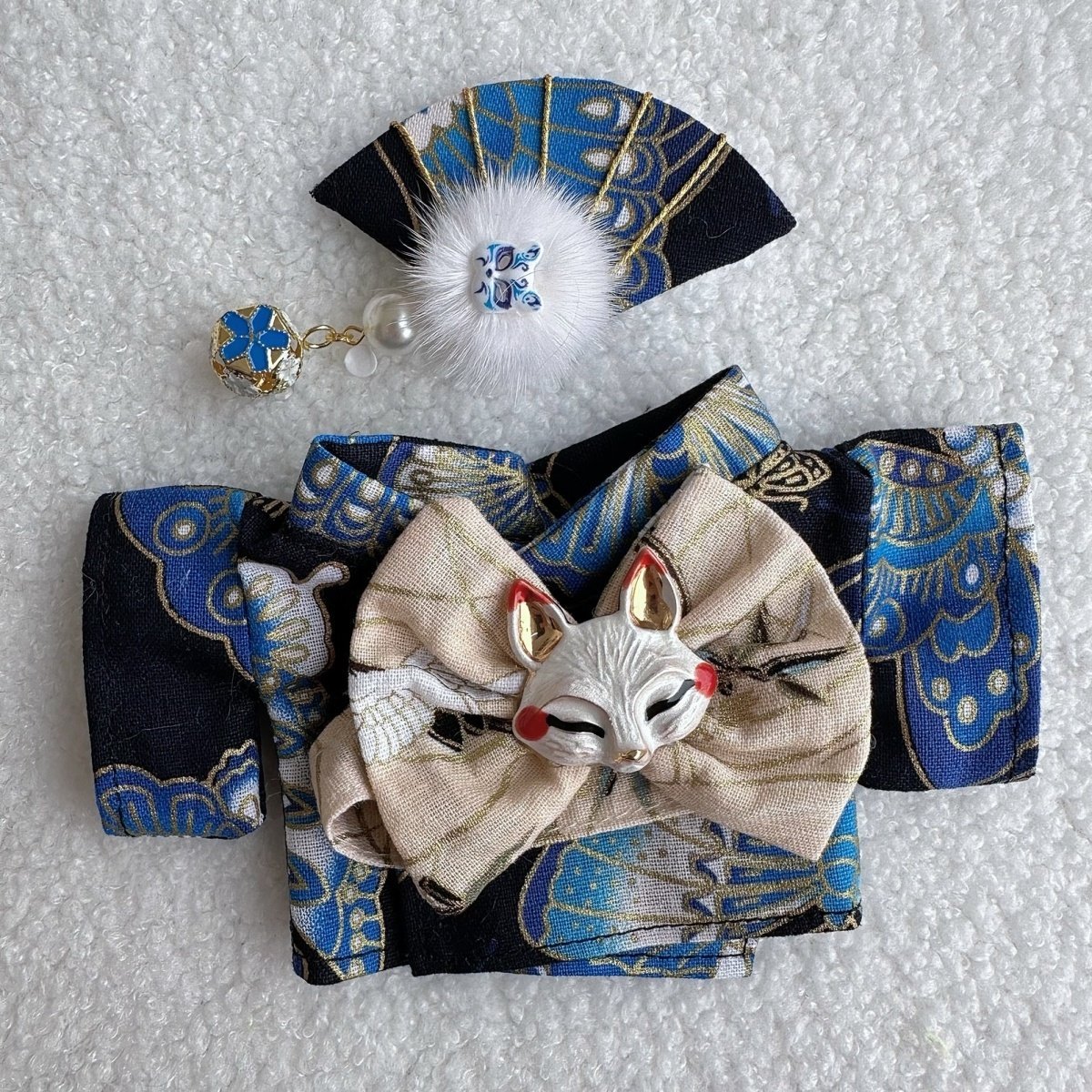 青蝶着物（17cm ヘアアクセサリー付き）