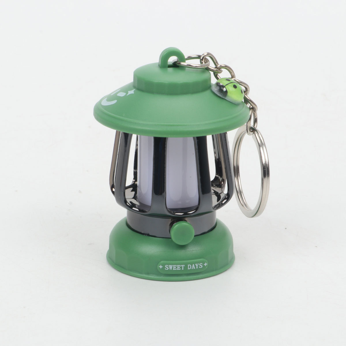 レトロ電着オイルランプグリーン(ラウンドバックル)