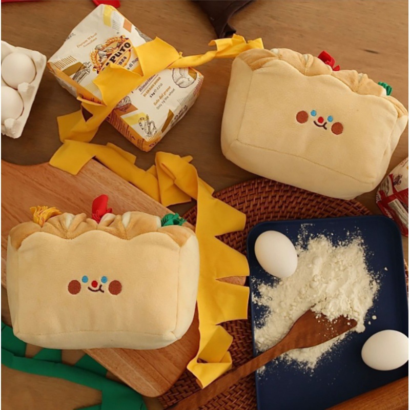 大きなパン 21x15cm (食べ物を隠すことができます)